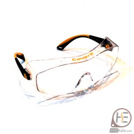 عینک ایمنی CanaSafe  مدل CoverX شفاف 